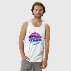 Мужская майка хлопок Retrowave - фото 2