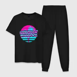 Мужская пижама хлопок Retrowave