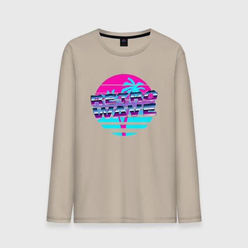 Мужской лонгслив хлопок Retrowave