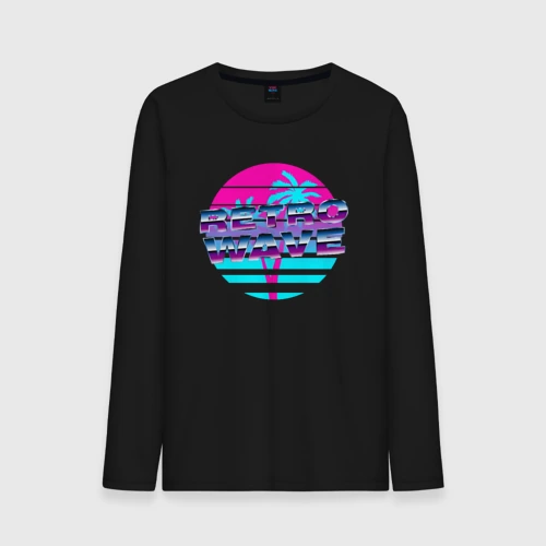Мужской лонгслив хлопок Retrowave