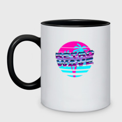 Кружка двухцветная Retrowave