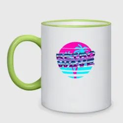 Кружка двухцветная Retrowave
