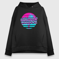 Женское худи Oversize хлопок Retrowave