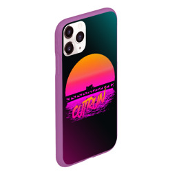 Чехол для iPhone 11 Pro Max матовый Outrun Retrowave - фото 2