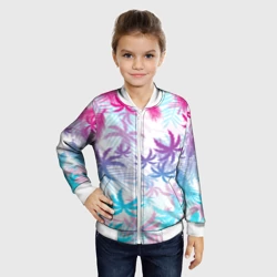 Детский бомбер 3D Неоновые пальмы - фото 2