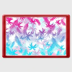 Магнит 45*70 Неоновые пальмы