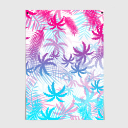 Постер Неоновые пальмы
