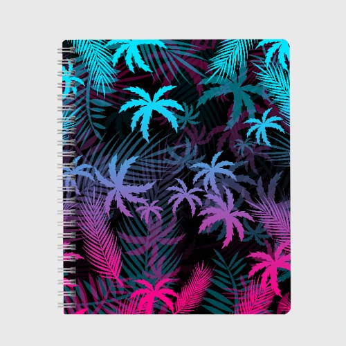 Тетрадь Неоновые пальмы neon palms