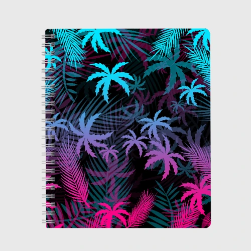 Тетрадь Неоновые пальмы neon palms