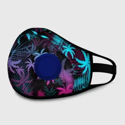 Маска из неопрена Неоновые пальмы neon palms