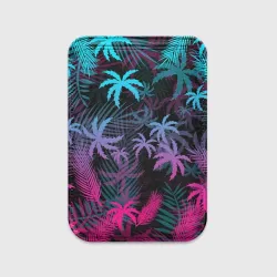 Картхолдер Magsafe магнитный Неоновые пальмы neon palms