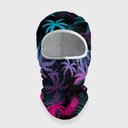 Балаклава 3D Неоновые пальмы neon palms