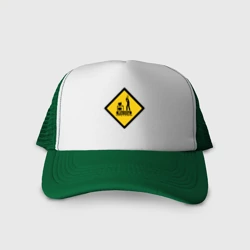 Кепка тракер с сеткой Coding in progress