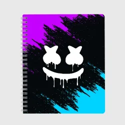 Тетрадь Неоновый Маршмелло Marshmello neon