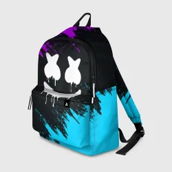 Рюкзак 3D Неоновый Маршмелло Marshmello neon