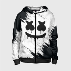 Детская толстовка 3D на молнии Marshmello Маршемелло