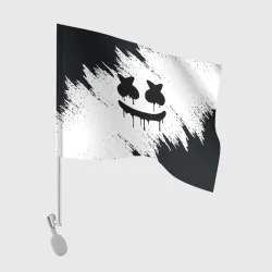 Флаг для автомобиля Marshmello Маршемелло