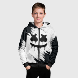 Детская толстовка 3D на молнии Marshmello Маршемелло - фото 2
