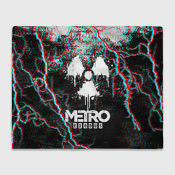 Metro Exodus glitch – Плед 3D с принтом купить со скидкой в -14%