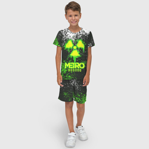 Детский костюм с шортами 3D Metro Exodus Метро исход, цвет 3D печать - фото 3