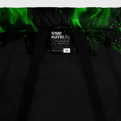 Зимняя куртка для девочек 3D Metro Exodus, цвет черный - фото 7
