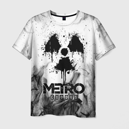 Мужская футболка с принтом Metro Exodus Метро исход, вид спереди №1