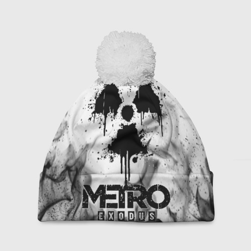 Шапка 3D c помпоном Metro Exodus Метро исход, цвет 3D печать