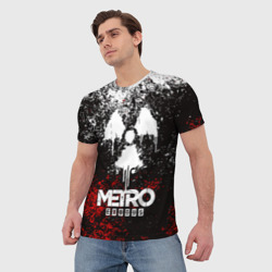 Мужская футболка 3D Metro Exodus - фото 2