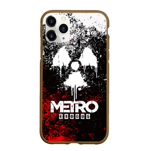 Чехол для iPhone 11 Pro матовый Metro Exodus, цвет коричневый