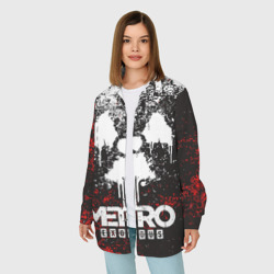 Женская рубашка oversize 3D Metro Exodus - фото 2