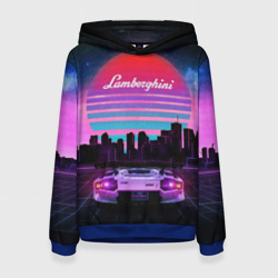 Женская толстовка 3D Lamborghini overdrive