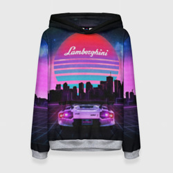 Женская толстовка 3D Lamborghini overdrive