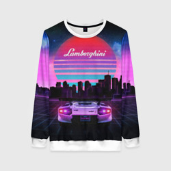 Женский свитшот 3D Lamborghini overdrive