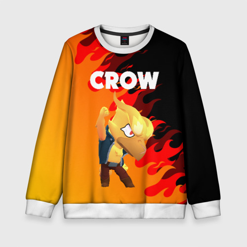 Детский свитшот 3D BRAWL STARS CROW PHOENIX