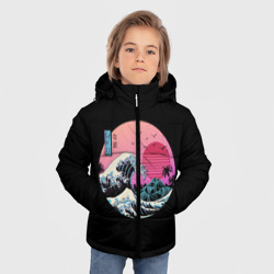 Зимняя куртка для мальчиков 3D Великая Ретро Волна - фото 2