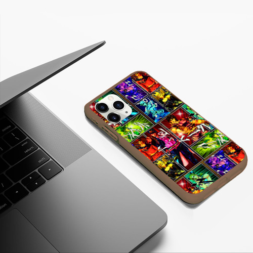 Чехол для iPhone 11 Pro Max матовый с принтом Джоджо пендлетон хамон паттерн, фото #5