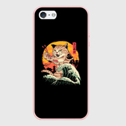 Чехол для iPhone 5/5S матовый Neko Sushi Wave