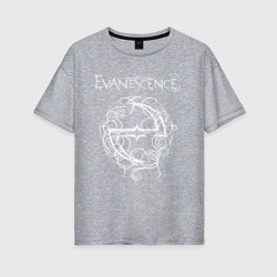 Женская футболка хлопок Oversize Evanescence
