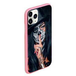 Чехол для iPhone 11 Pro Max матовый Девушка   halloween - фото 2