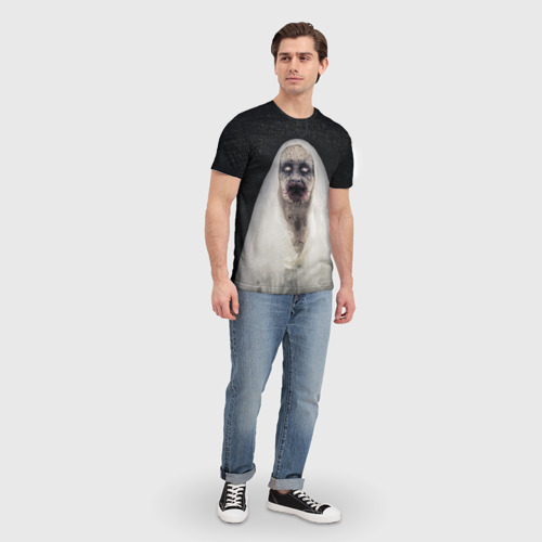 Мужская футболка 3D Страшный  призрак - фото 5
