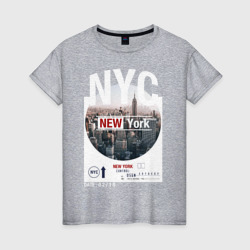 Женская футболка хлопок New York City