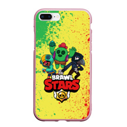 Чехол для iPhone 7Plus/8 Plus матовый Brawl Stars