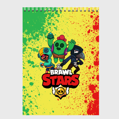 Скетчбук Brawl Stars, цвет белый