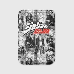 Картхолдер Magsafe магнитный JoJo паттерн с лого красный