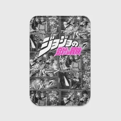Картхолдер Magsafe магнитный JoJo паттерн с лого розовый