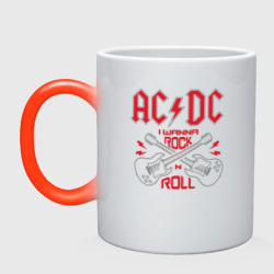 Кружка хамелеон AC/DC