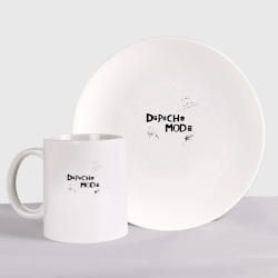 Набор: тарелка + кружка Depeche Mode