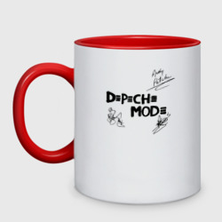 Кружка двухцветная Depeche Mode