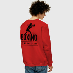 Мужской свитшот хлопок Boxing life - фото 2