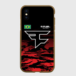 Чехол для iPhone XS Max матовый Cs:go - FaZe Clan